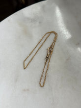 Load image into Gallery viewer, Antique 14k watch chain w/ Dog Clip 14”
