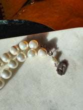 Load image into Gallery viewer, Chunky Pearl Sterling Silver Necklace 19”
