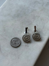 Load image into Gallery viewer, Vintage Spiral Sterling Silver Earrings
