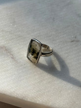 Load image into Gallery viewer, Moss Agate Sterling Silver Ring Size 7.25
