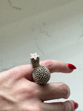 Load image into Gallery viewer, Rare Virginie Carpenter Cactus Sterling Silver Ring Size 4.25
