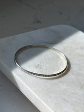 Load image into Gallery viewer, Vintage Sterling Silver Thin Bangle Bracelet
