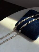 Load image into Gallery viewer, Italian Sterling Silver Solid Cuban Chain 22”
