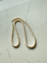 Load image into Gallery viewer, Vintage 10k Gold Pearl Necklace 18”
