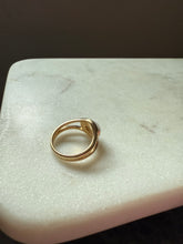 Load image into Gallery viewer, Moonstone Gold Vermeil Ring Size 7.25
