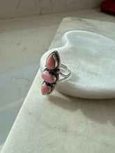 Load image into Gallery viewer, Pink Conch Sterling Silver Ring Size 7.75
