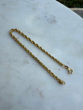 Load image into Gallery viewer, Canadian Gold Vermeil Rope Bracelet 7.5”
