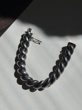 Load image into Gallery viewer, Italian Jumbo San Marco Link Sterling Silver Bracelet 7.25”
