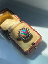 Load image into Gallery viewer, Mexico Multistone Sterling Silver Ring Size 6.25
