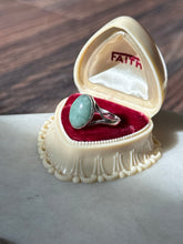 Load image into Gallery viewer, Jade Sterling Silver Ring Size 9.5
