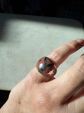 Load image into Gallery viewer, y2k Playboy Sterling Silver Ring Size 4.75
