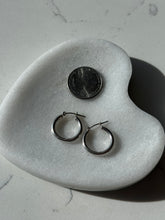 Load image into Gallery viewer, Vintage Sterling Silver Hoops
