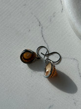Load image into Gallery viewer, Vintage Sterling Silver Shell Earrings
