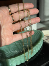 Load image into Gallery viewer, Italian Gold Vermeil Figaro Link Chain 24”
