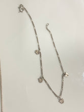 Load image into Gallery viewer, Vintage Figaro Butterfly Dainty Sterling Silver Ankle Bracelet
