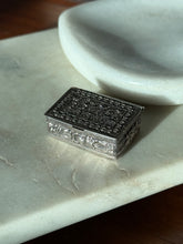 Load image into Gallery viewer, Vintage Floral Sterling Silver Stash Box
