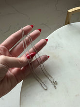 Load image into Gallery viewer, Italian Micro Ball Chain Sterling Silver 24”
