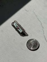 Load image into Gallery viewer, Vintage Guilloche Enamel Sterling Silver Brooch

