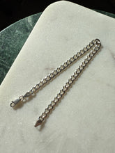 Load image into Gallery viewer, Cuban Link Sterling Silver Bracelet 7.5”
