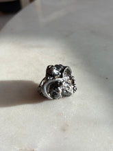 Load image into Gallery viewer, Vintage Art Nouveau Lady Sterling Ring Size 6.25
