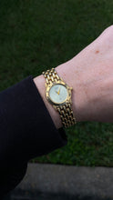 Load image into Gallery viewer, Citizen Panther Link Gold Tone Vintage Watch
