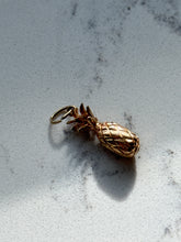 Load image into Gallery viewer, Vintage Solid 14k Gold Pineapple Charm
