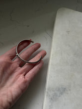 Load image into Gallery viewer, Vintage Artist Signed Mother of Pearl Sterling Cuff Bracelet
