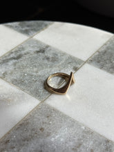 Load image into Gallery viewer, Vintage Solid 14k Yellow Gold Chevron Ring Size 8
