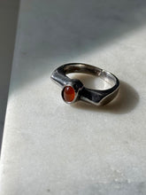 Load image into Gallery viewer, Carnelian Sterling Silver Ring Size 6.25
