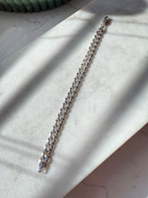 Load image into Gallery viewer, Cuban Curb Link Sterling Silver Bracelet 7”
