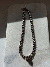 Load image into Gallery viewer, Panther Link Mother of Pearl Sterling Silver Necklace 16.5”
