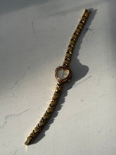 Load image into Gallery viewer, Vintage Gold Plated Heart Wrist Watch
