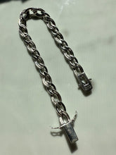 Load image into Gallery viewer, Solid Sterling Silver Bracelet 7.5”
