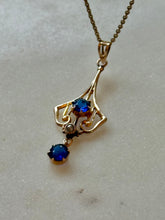 Load image into Gallery viewer, Vintage 10k Gold Lavalier Pendant

