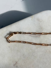 Load image into Gallery viewer, Gold Vermeil Paperclip Chain 18.75”

