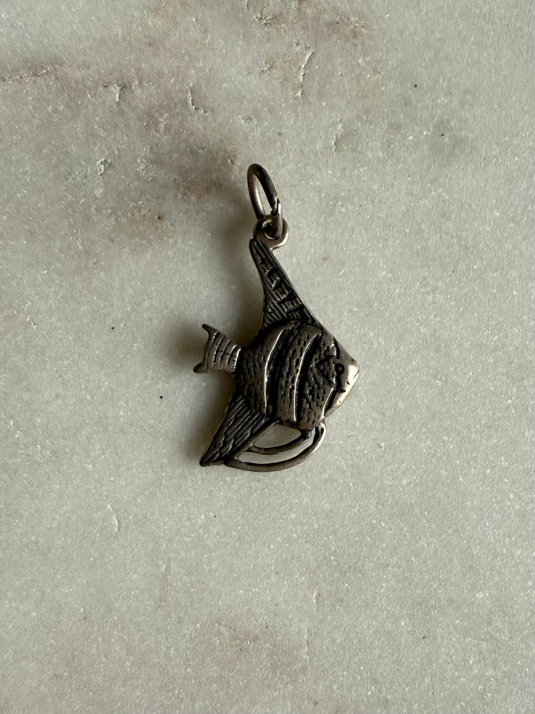 Vintage Sterling Silver Fish Charm