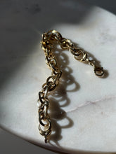 Load image into Gallery viewer, Italian Light Yellow Gold Vermeil Bracelet 8.5”

