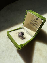 Load image into Gallery viewer, Antique Amethyst Marcasite Ring Size 7.25
