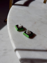 Load image into Gallery viewer, Gaspeite Sterling Silver Earrings
