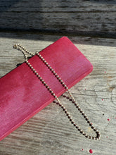 Load image into Gallery viewer, Vintage Sterling Silver Ball Chain Necklace 18”
