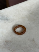 Load image into Gallery viewer, Dyed Brown Quartz Stacker Ring Size 7.5
