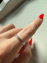 Load image into Gallery viewer, CZ Sterling Silver Ring Size 8.5
