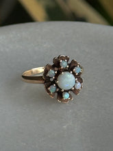 Load image into Gallery viewer, Vintage 10k Solid Gold Opal Ring Size 5.25
