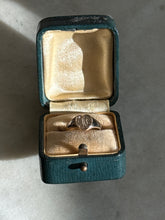 Load image into Gallery viewer, Midcentury 10k Solid Gold Engraved Heart Signet Ring Size 4.5
