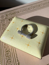 Load image into Gallery viewer, Sterling Silver CZ Omega Ring Size 7
