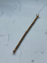 Load image into Gallery viewer, Gold Vermeil CZ Tennis Bracelet 7”
