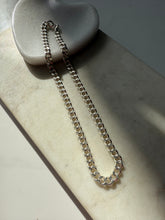 Load image into Gallery viewer, Vintage Curb Link Solid Sterling Silver Chain
