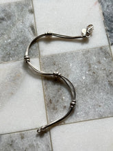 Load image into Gallery viewer, Vintage Sterling Silver Snake Bracelet 7”
