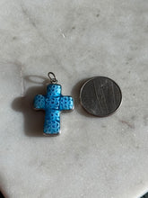 Load image into Gallery viewer, Millefiori Sterling Silver Cross
