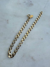 Load image into Gallery viewer, Vintage Gold Vermeil Cuban Bracelet 6.75”
